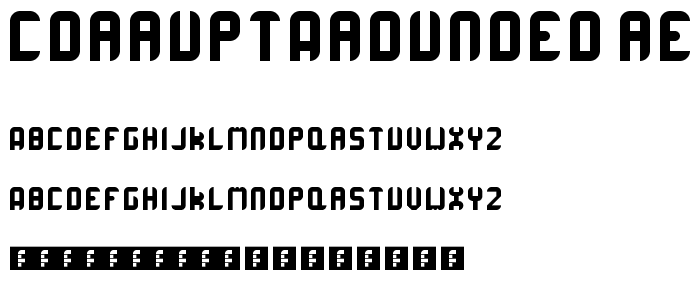 CorruptaRounded Regular font